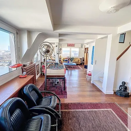 A Magnificent Place With Terrace And Eiffel Tower View Appartement *